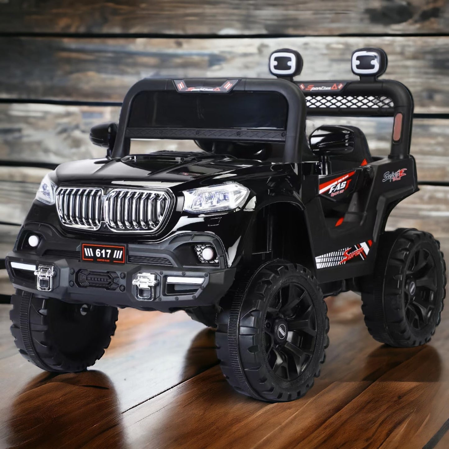 LEBRONY Ride on battery car (Black)