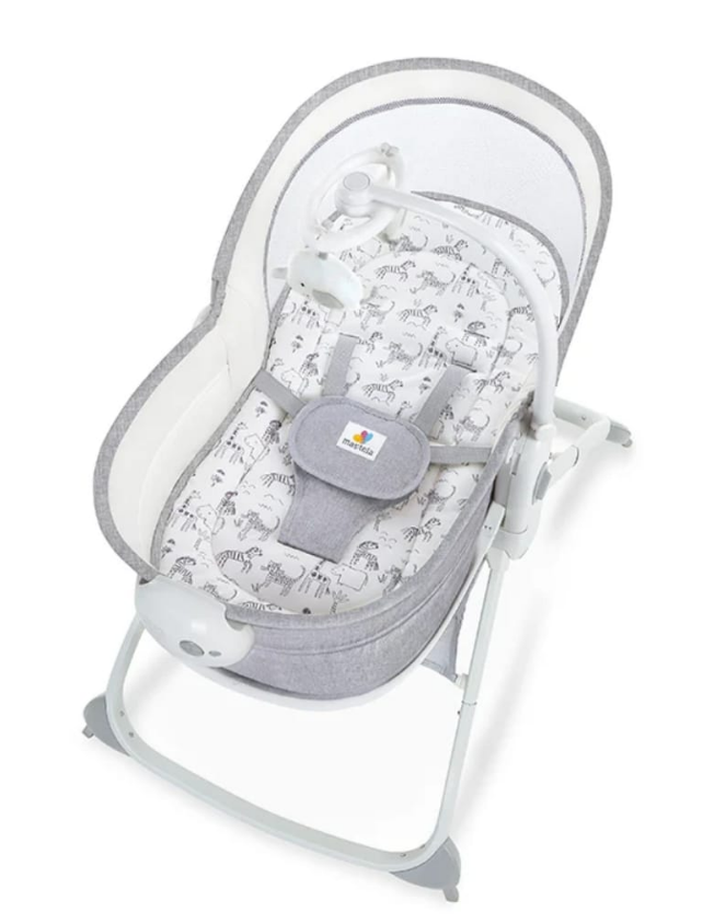 Mastela 4-in-1 Baby Swing for Infants & 360 Cradle Bassinet