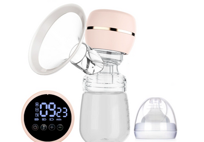 Electric breast pump,portable, backflow prevention,pink