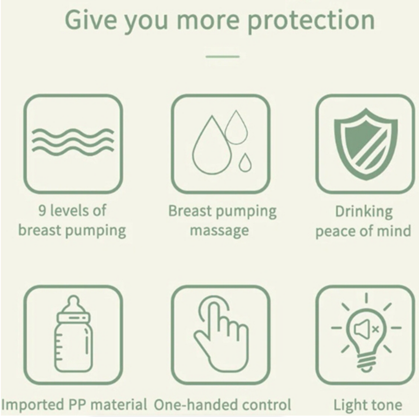 Electric breast pump,portable, backflow prevention,pink