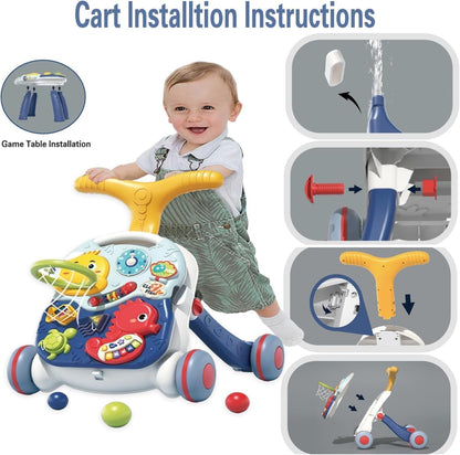 Tiibaby 3-in-1 Walker  (Multicolour)