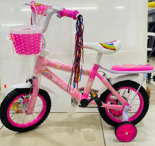 Princess BMX Bike with Training Wheels, 16-Inch Wheel Size